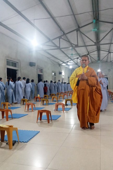 The 12th retreat “Practice as the Buddha's Teachings” at Dong Cao Pagoda